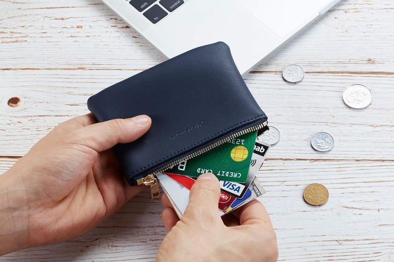 Chelmon Vegan Leather Coin Purse Pouch Change Purse With Zipper For Men Women - Image 4